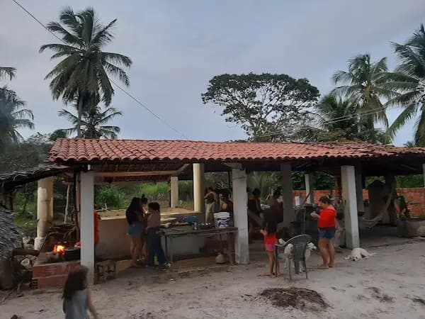 uma casa de farinha